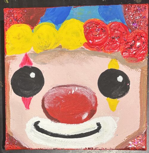 Happy Clown - An Artists Invitational Canvas