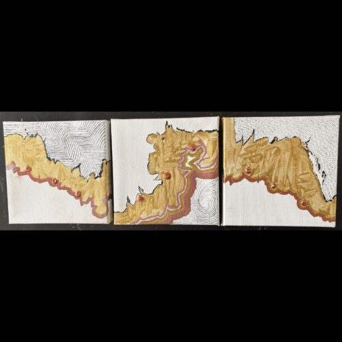 Abstract Triptych - An Artists Invitational Canvas Collection