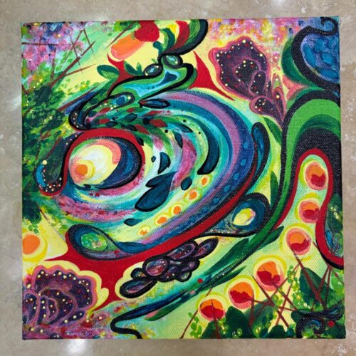 Vibrant Abstract - An Artists Invitational Canvas